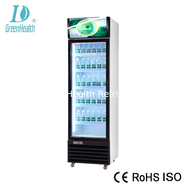Máy làm mát trưng bày đồ uống Pepsi thương mại với máy nén Danfoss dung tích 680L và cửa xoay có nhiệt độ đóng tự động