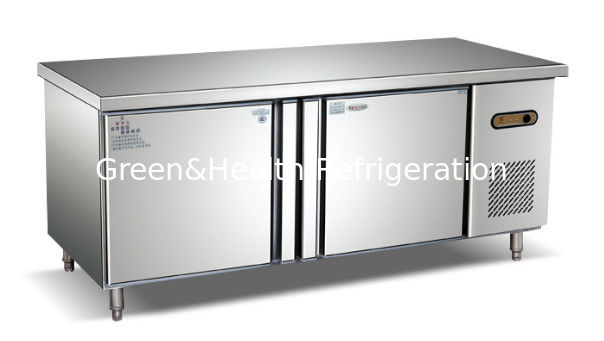 Máy làm lạnh bàn làm việc bằng thép không gỉ thương mại với máy nén Danfoss và quạt làm mát cho tiệm bánh và khách sạn