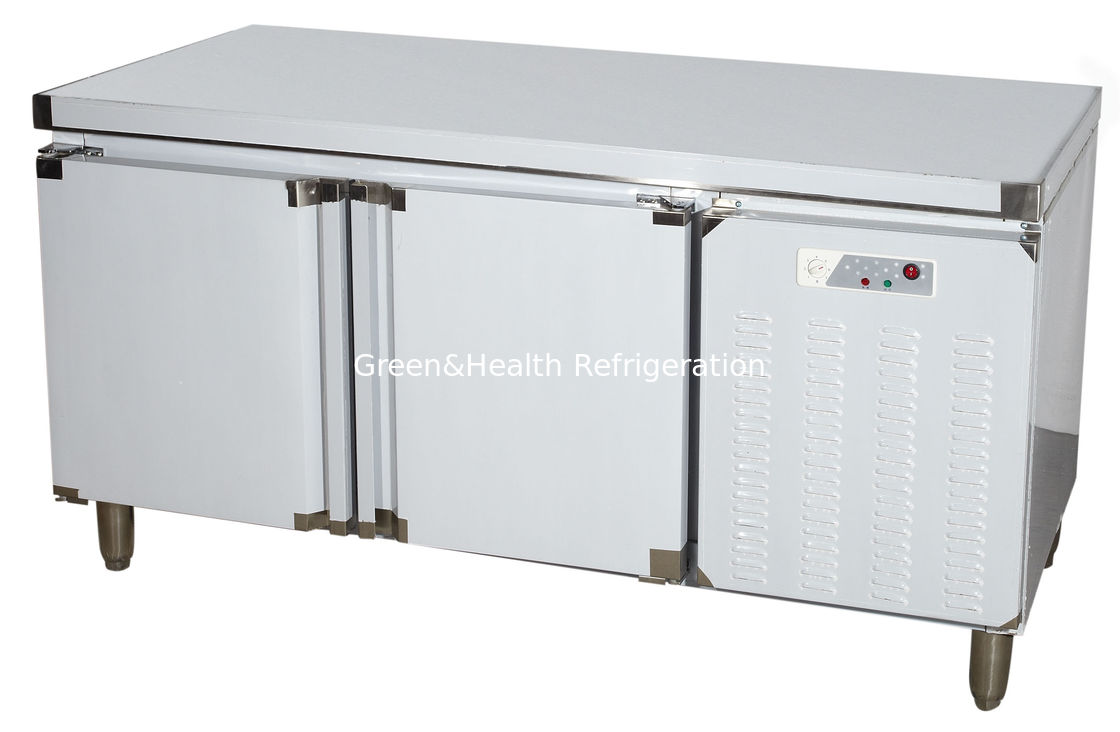 Máy làm lạnh bàn làm việc bằng thép không gỉ thương mại với máy nén Danfoss và quạt làm mát cho tiệm bánh và khách sạn