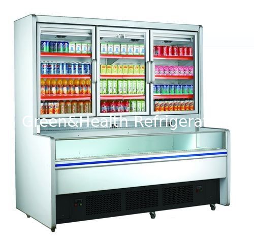Tủ lạnh kết hợp thương mại Tủ đông với vùng nhiệt độ kép, tự động giải đông và máy nén hiệu suất cao - Samba Hybrid