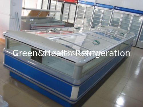 Tủ đông đảo thương mại -20 ° C - 18 ° C, Tủ đông đảo siêu thị có cửa kính trượt