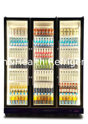 LED Ánh sáng mát Bia Đồ uống Có rượu Hiển thị Tủ lạnh cho Thương mại Ba màu