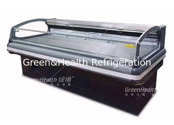 1800W Màn hình Deli Tủ lạnh Hiển thị Thịt Làm lạnh Quạt Làm lạnh