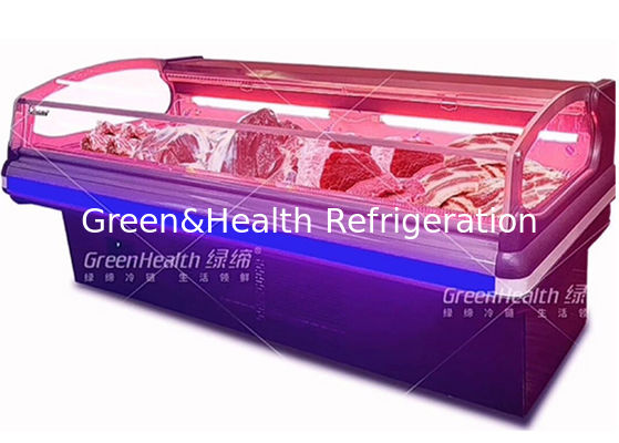 Hệ thống hiển thị thịt làm mát động Tủ lạnh công suất lớn