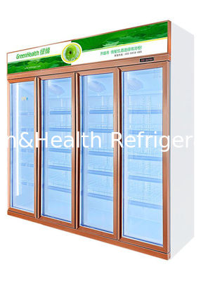 R290 Máy làm mát đồ uống thương mại Tự động rã đông Đồ uống trưng bày Tủ lạnh Champagne