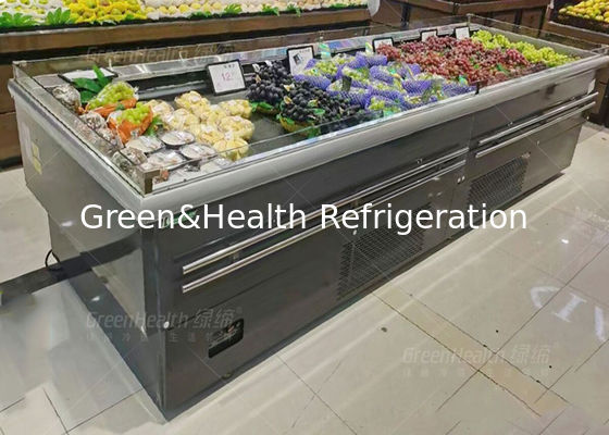 Nhà máy cung cấp Cửa hàng trái cây Hiển thị mở Loại đảo làm mát để sử dụng thương mại