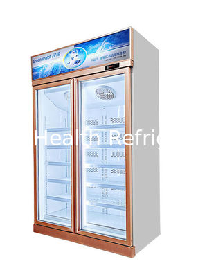 Hiệu suất tuyệt vời Frost Free Glass Bản lề cửa tủ đông hiển thị dọc