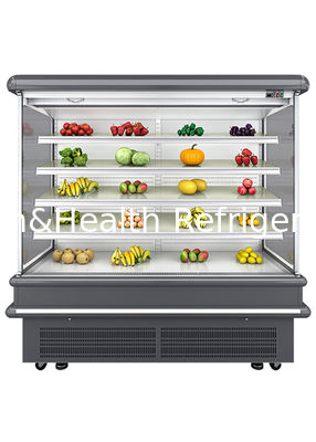 2.5m Supermarket Multi Deck Open Chiller với Dynamic Fan Cooling và Auto Defrost cho Wall Display refrigerator
