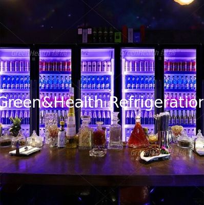 Máy làm lạnh trưng bày thương mại tự động phục hồi cửa xoay cho đồ uống giải khát Cola
