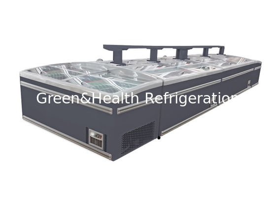 Tủ đông trưng bày kem trưng bày thương mại có chiều dài 2,5 mét