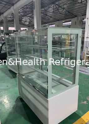 Tủ trưng bày cửa hàng bánh thủy tinh 3 lớp Tủ đông cho bánh mì