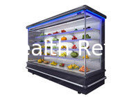 4 Kệ có thể điều chỉnh Air Rèm Multideck Open Chiller Rã đông miễn phí