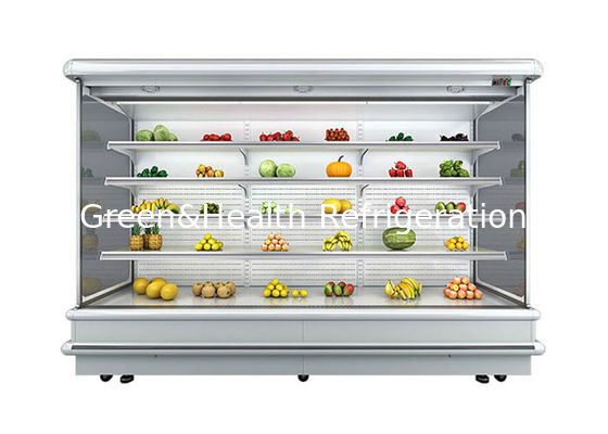 Hệ thống từ xa Multideck Open Chiller Display Tủ lạnh cho rau
