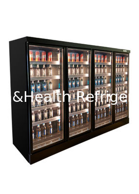 Upright Multideck Display Chiller Cửa kính Thiết bị làm lạnh