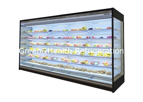 Chiller mở đa tầng không sương khói với kệ điều chỉnh