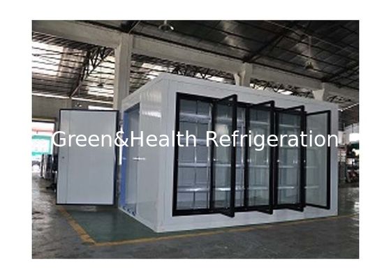 Tiệm siêu thị Không khí Blast Freezer Walk In Cooler Ứng dụng làm lạnh