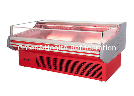 Thương mại mở kính thịt tươi trưng bày đông lạnh sâu làm mát động