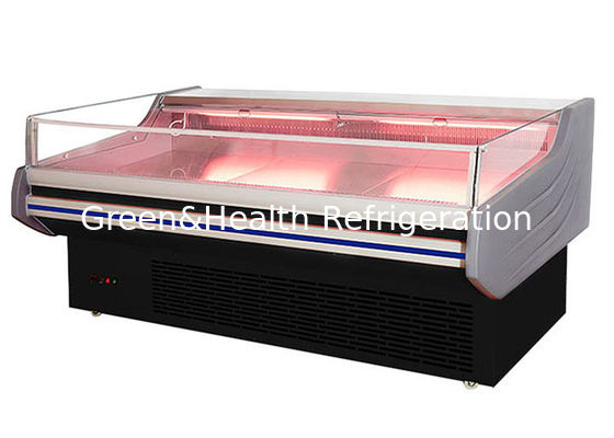 900W Tự động tan băng Thịt tươi Bàn trưng bày tủ lạnh đông lạnh