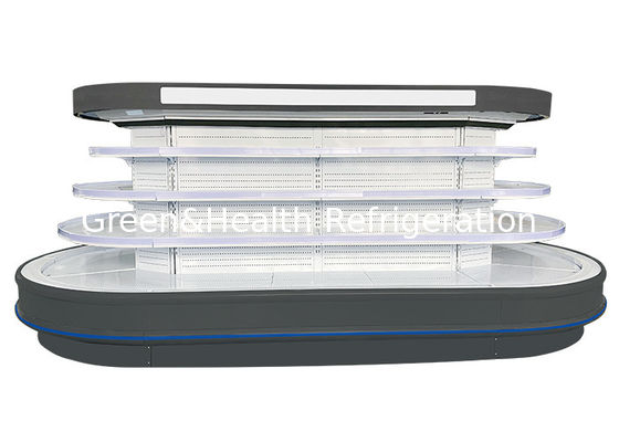 Siêu thị đa tầng đảo tròn mở máy lạnh đồ uống hiển thị máy lạnh