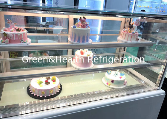 Tiệm siêu thị Cake Display Tủ lạnh Tủ lạnh Cake Salad Tủ lạnh