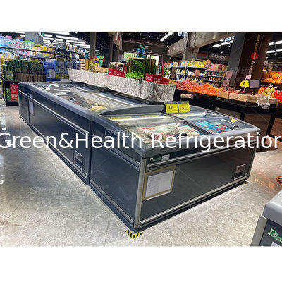 Tủ đông đảo siêu thị kết hợp