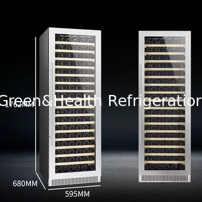 Giấy chứng nhận ETL Tủ lạnh rượu vang thông gió 360 ° Với hệ thống tan băng tự động 418L 220V 50HZ