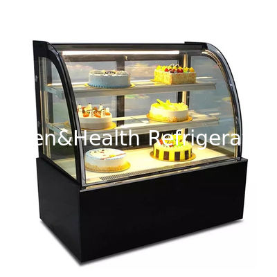 Nhiệt điều hòa kỹ thuật số 2 lớp Decks Cake Display Showcase For Bakery Shop