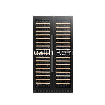 Giấy chứng nhận ETL 185 chai rượu vang hiển thị lạnh khu vực kép cửa kính điện mô hình LD-185D