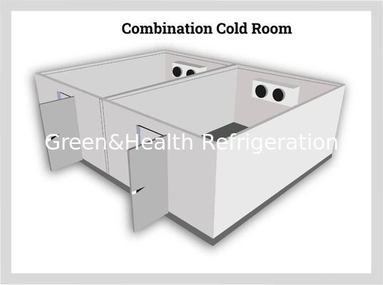 Bộ làm mát và đông lạnh thương mại có kích thước tùy chỉnh, cách nhiệt polyurethane mật độ cao và máy nén Copeland