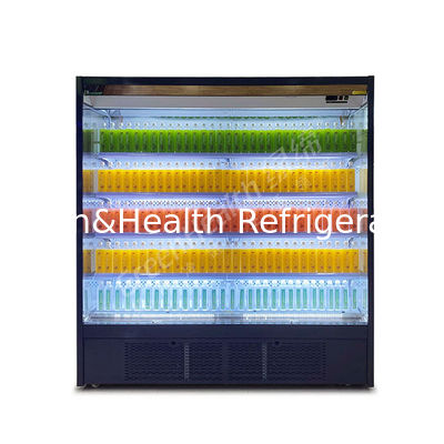 Bốn kệ và năm màn hình LED Multi-deck Display Chiller với Night Curtain