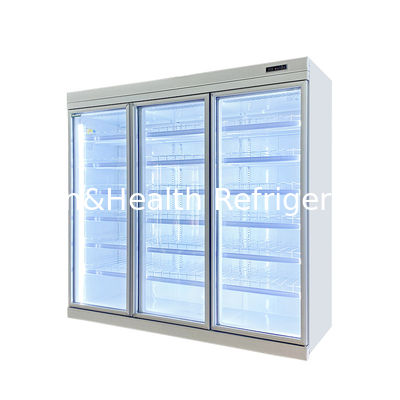 Fan Cooling Copeland Swing Glass Door Freezer Với chất làm lạnh R404