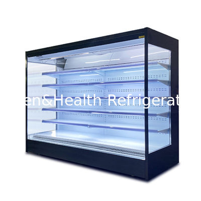 Màn hình LED Multi Deck Open Chiller với nhiệt độ duy nhất và 4 kệ