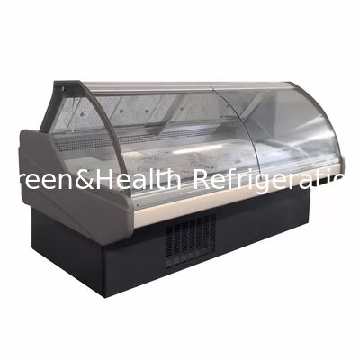 Plug-In System Deli Display Tủ lạnh Thịt Display Cooler Case For Shop
