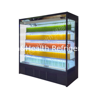 LED mở màn hình phía trước tủ lạnh Multideck Chiller With Night Curtain