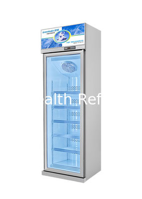 Factory Outlet Upward Unit Vertical With Lighting Glass Door Freezer Display Cabinet Tủ lạnh