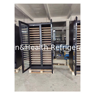 Giấy chứng nhận ETL Cửa đơn/đôi Cửa gỗ sồi Cửa kính Tủ đông bảo quản rượu vang đỏ