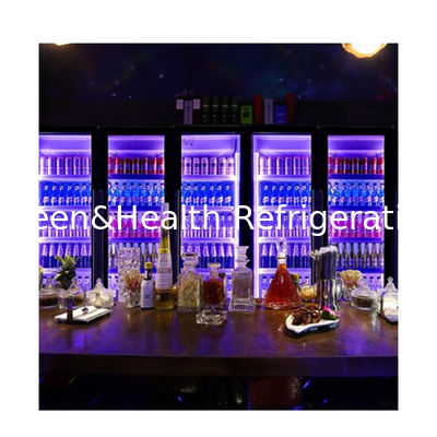 2/3 Cửa Nhiều màu sắc thay đổi đồ uống đồ uống có cồn Tủ trưng bày lạnh