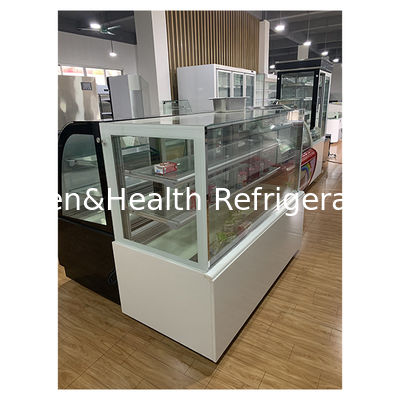 Nhiều lớp kính trong suốt cửa hàng bánh sử dụng lưu trữ hiển thị bánh hiển thị tủ đông
