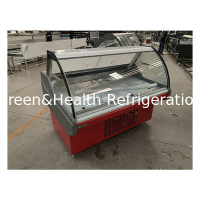 Tủ trưng bày thực phẩm chín cong tùy chỉnh