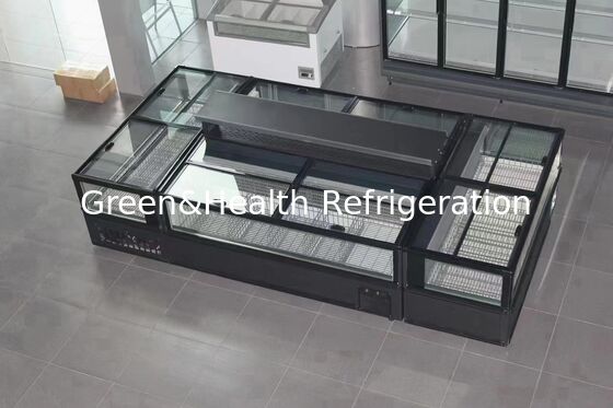Quảng Đông Green& Health Commercial Island Freezer Display Freezer với máy nén Secop & R290