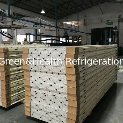 Bảng điều khiển Pu Sandwich cho Phòng lạnh Tấm gỗ trông Tấm làm lạnh Bảng điều khiển Camlock PU