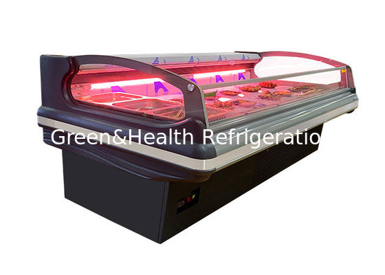 Siêu thị Tủ trưng bày thịt nằm ngang Tủ làm lạnh thịt