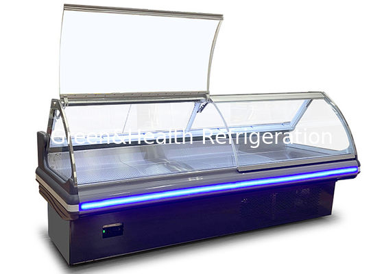 Cửa hàng thịt Trưng bày thương mại Tủ đông Cửa hàng thức ăn ngon Tủ lạnh trưng bày mở